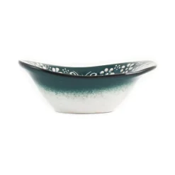 Online Yesil Ve Beyaz Boyali Oval Bowl, 12.5cm Tableware Brands|Crockery & Dinnerware