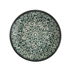 Clearance Yesil Ve Beyaz Boyali Shallow Bowl, 20.5cm Tableware Brands|Crockery & Dinnerware