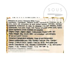 Discount Yuzu Roasted Sesame Seeds, 80g Japanese Ingredients|Sauces & Condiments