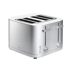 Clearance Enfinigy Silver Toaster, 4 Slot Kitchen Electricals