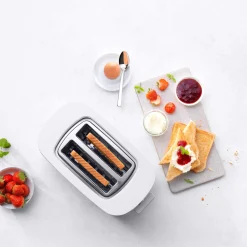 Sale Enfinigy Silver Toaster, 2 Slot Kitchen Electricals