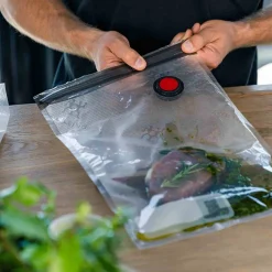 Hot Fresh & Save Set of 3 Reusable Vacuum Bags, Large Kitchen Electricals