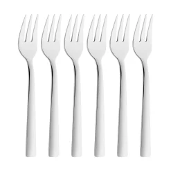 Clearance Set of 6 Stainless Steel Pastry Forks Tableware Brands|Cutlery