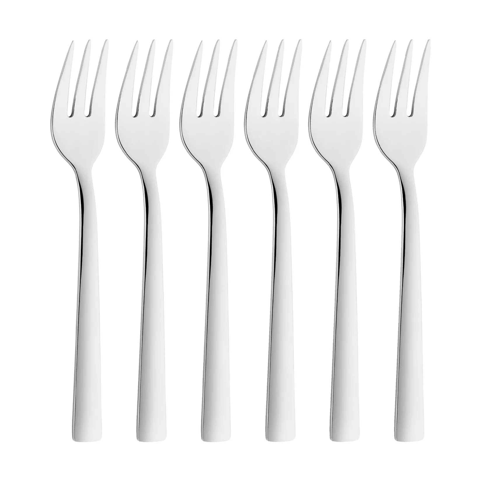 Clearance Set of 6 Stainless Steel Pastry Forks Tableware Brands|Cutlery